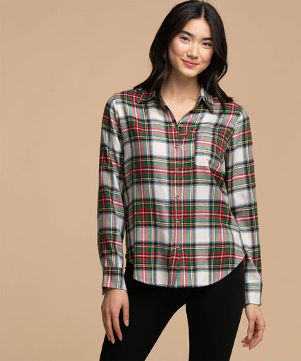 Plaid Flannel Shirt, Stewart Plaid Plaid Flannel Shirt, Stewart Plaid