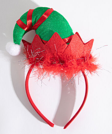 Festive Elf Headband, Red