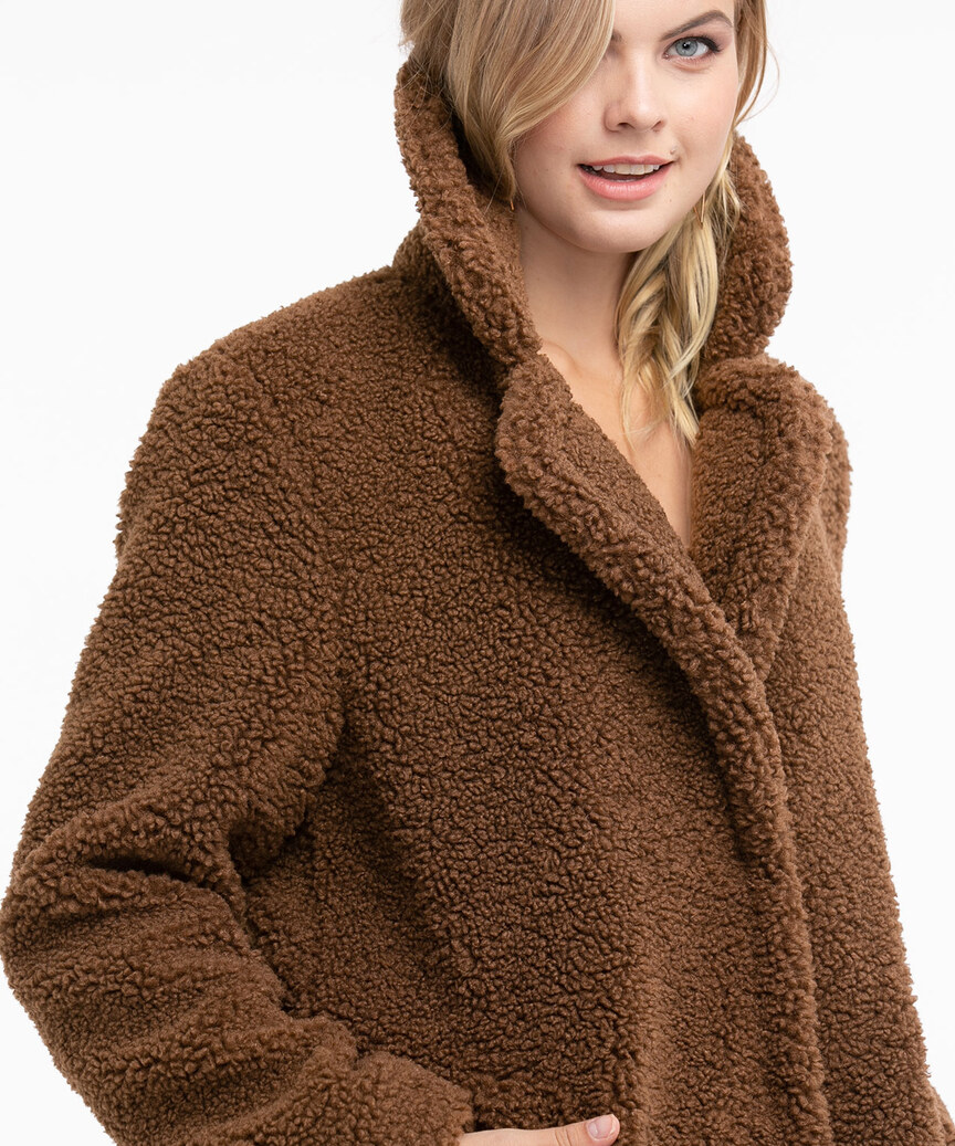 Teddy Bear Faux Fur Coat