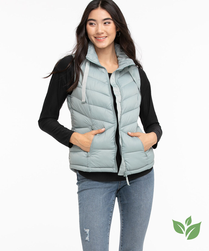 Eco-Friendly Packable Puffer Vest Image 1
