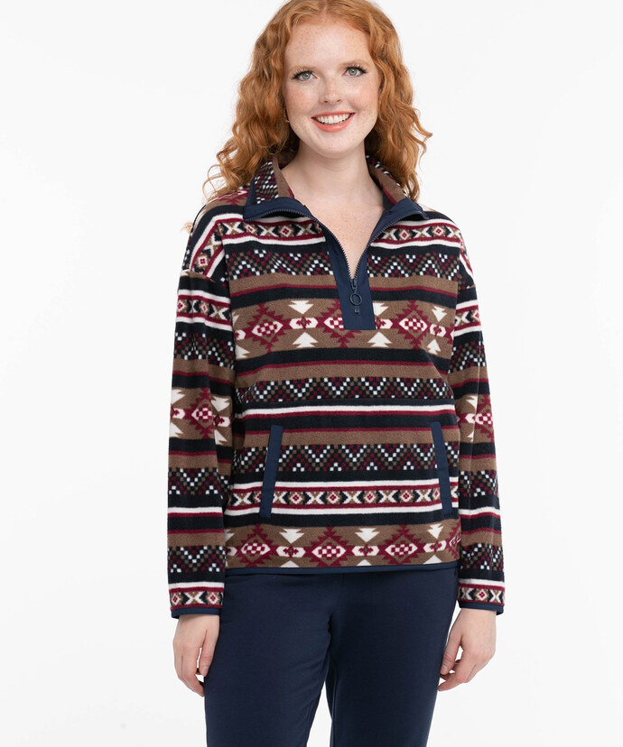 Fleece Half-Zip Pullover Image 1