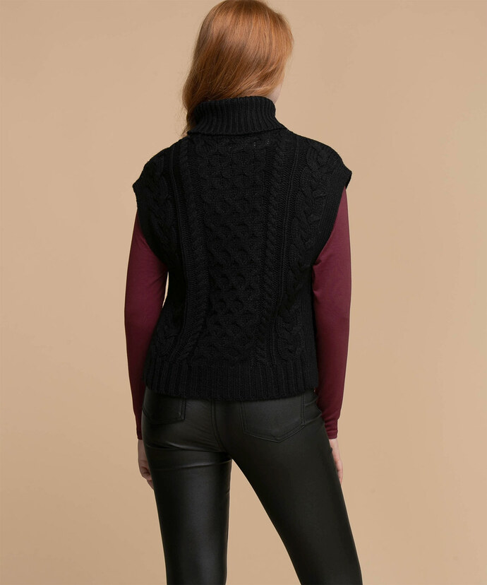 Femme By Design Cowl Neck Sweater Vest Image 3