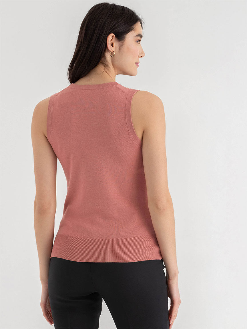 Sleeveless sweater tank online