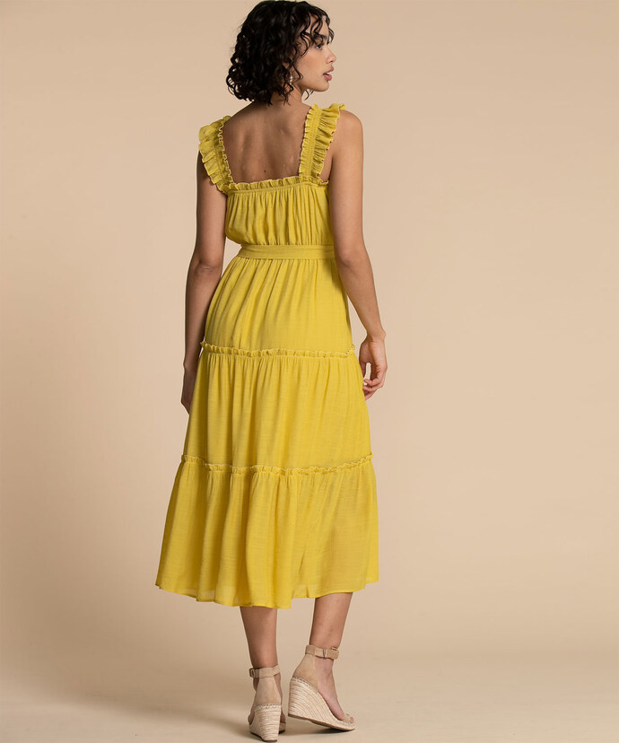 Luxology Gauze Tiered Maxi Dress Image 3