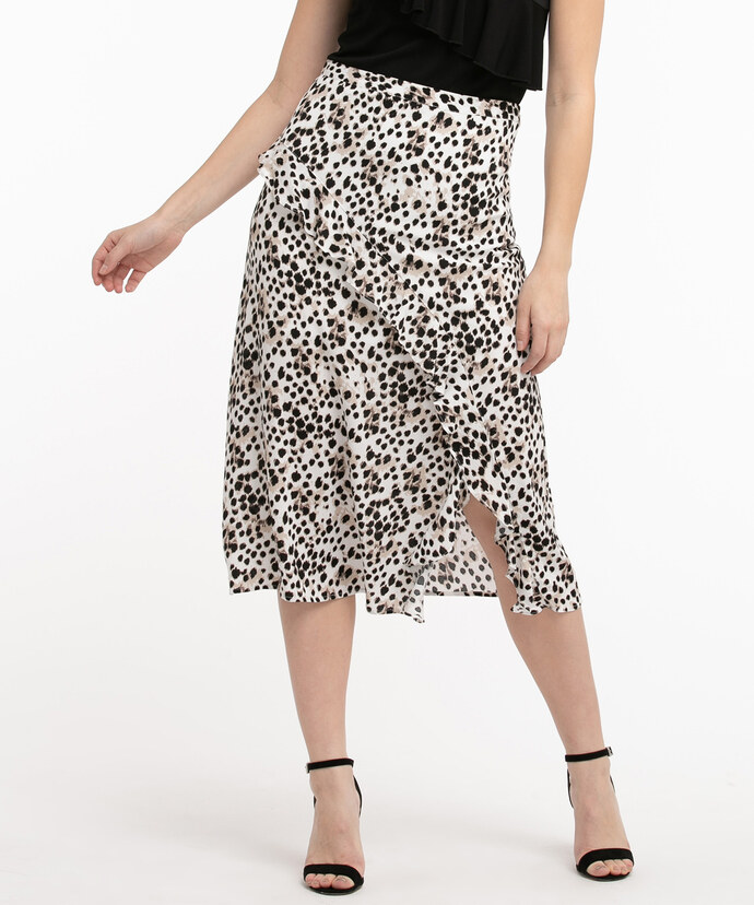 Printed Ruffle Skirt Image 6