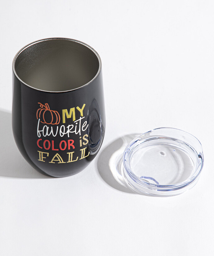 Cute Quote Insulated Wine Tumbler Image 2