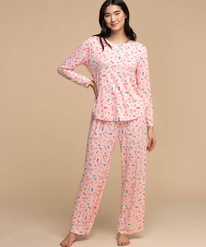 Matching Straight Leg Pajama Set Image 1