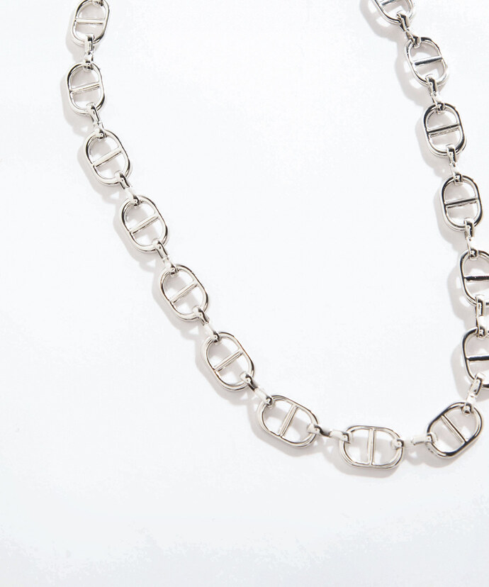 Short Chain Link Necklace Image 2