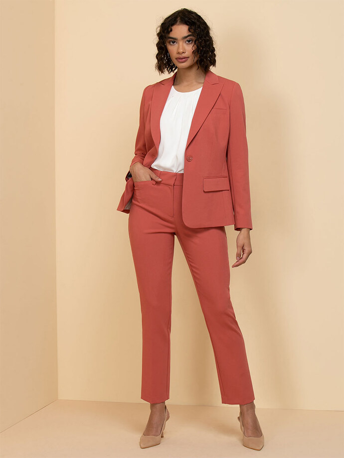 Spencer Straight Pant in Luxe Tailored Image 1