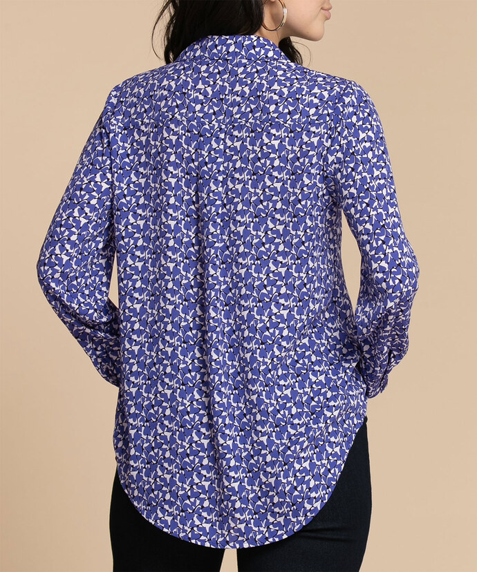 Patterned Collared Shirt Image 2