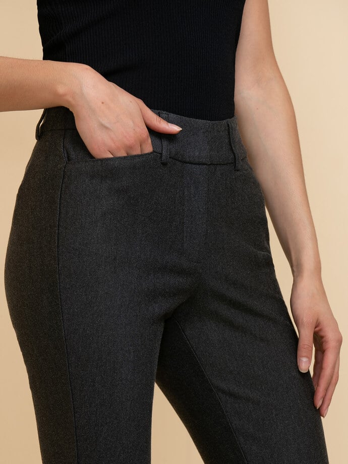 Spencer Straight Leg Pant in Luxe Ponte Image 4