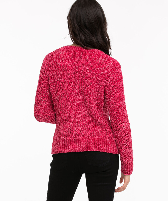 Eco-Friendly Chenille Pullover Sweater Image 3