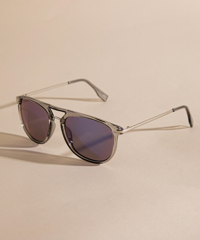 Grey Brow Bar Sunglasses Image 2