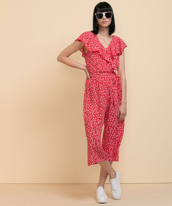 Ruffle Sleeve Jumpsuit by Luxology Image 3