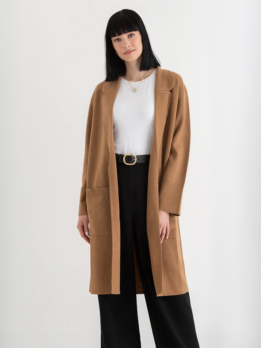 Long Length Sweater Blazer Ricki s Size XXL Tiger Eye Colour