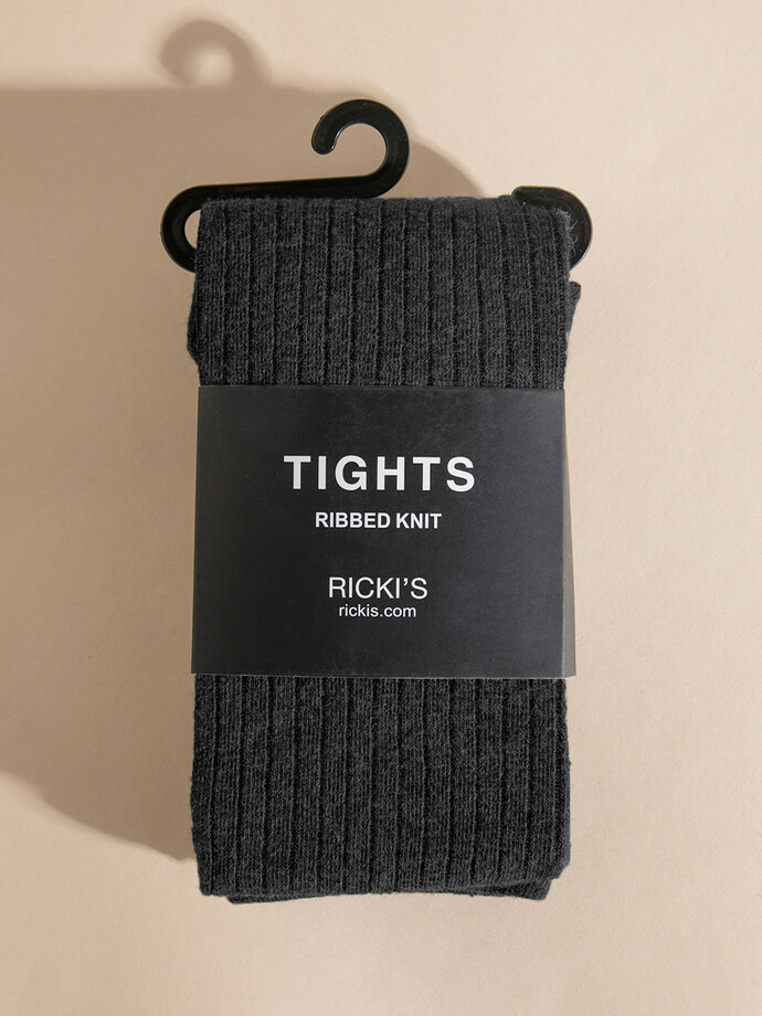 Ribbed Knit Tights Image 3