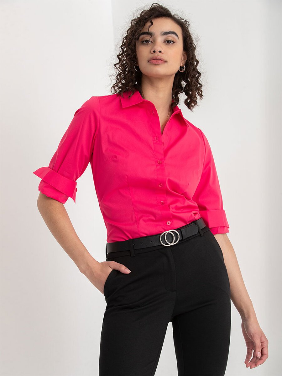 New Talia Fitted Collared Shirt	