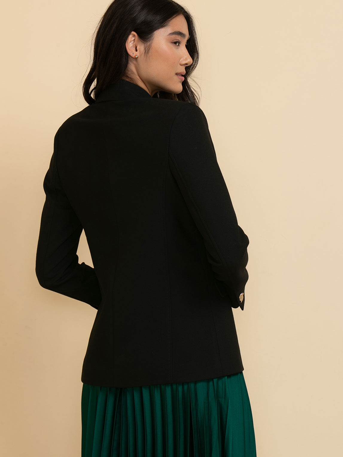 Double Breasted Trophy Blazer in Premium Gaberdine Rickis