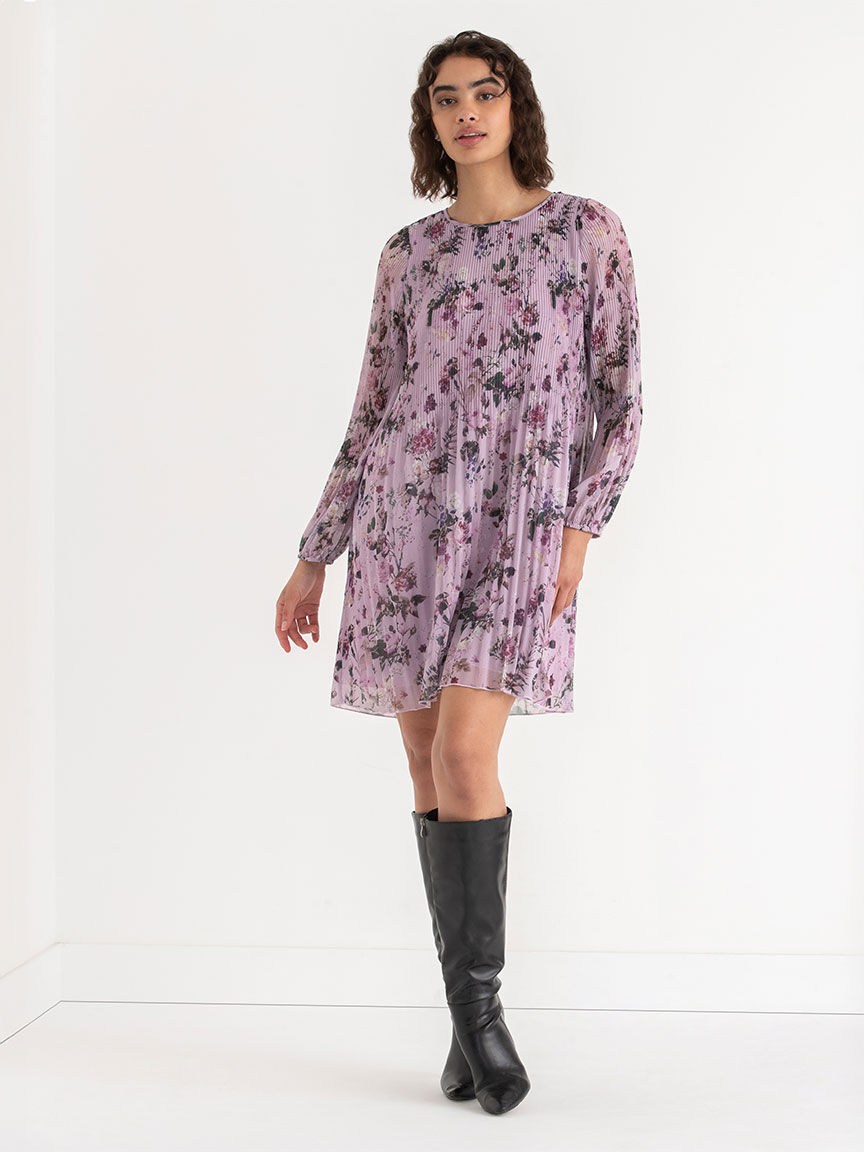 Animal print dress knee length top