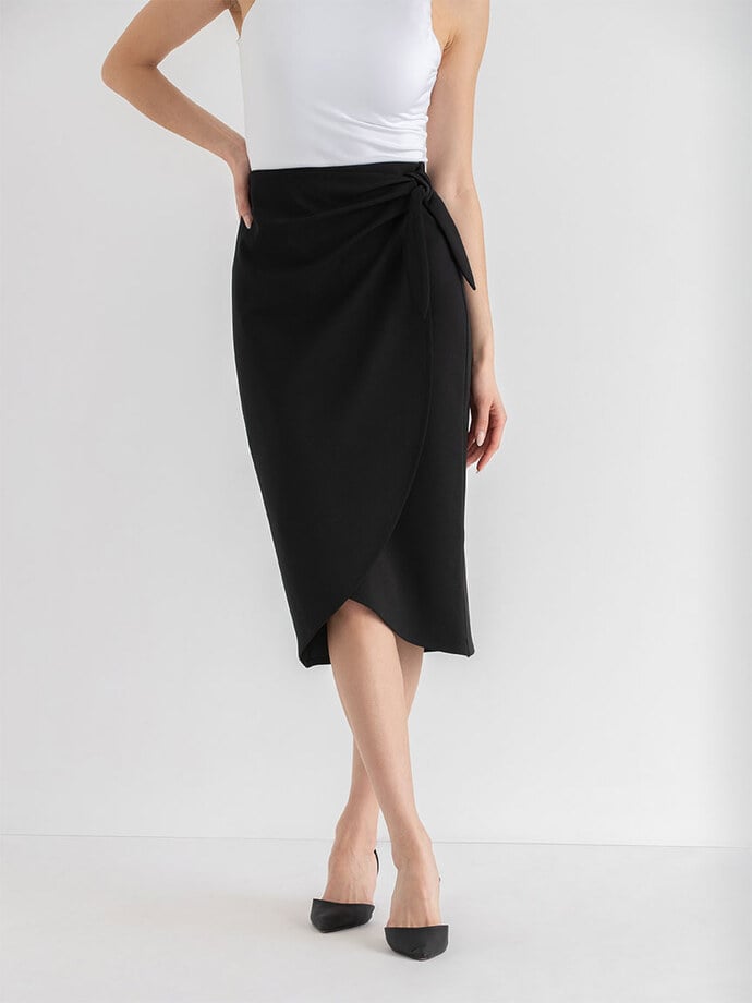 Midi Wrap Skirt Image 4