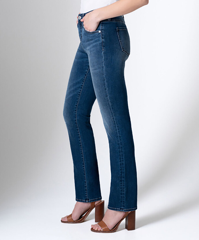 SENT BACK TO VENDOR Ruby Mid Rise Straight Leg Jeans Image 2