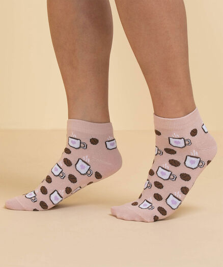 Coffee Lover's Ankle Socks, Assorted