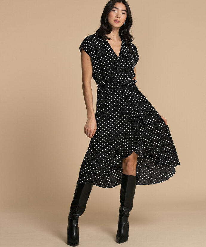 Wrap Midi Dress Image 1