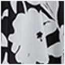 White/Black Bold Floral