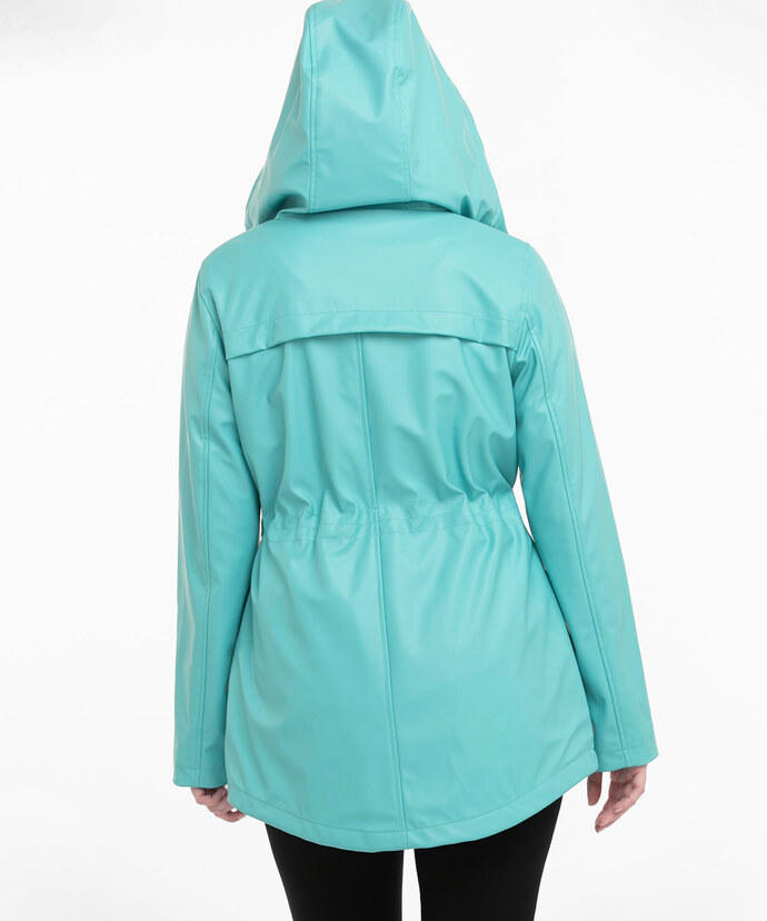 Hooded Rain Jacket Image 4