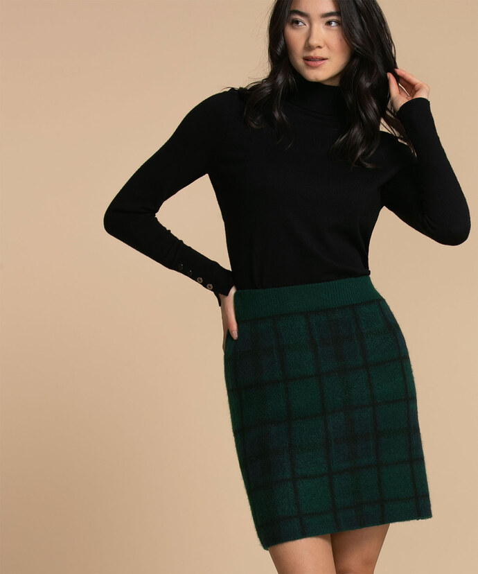 Pull-On Sweater Skirt Image 2