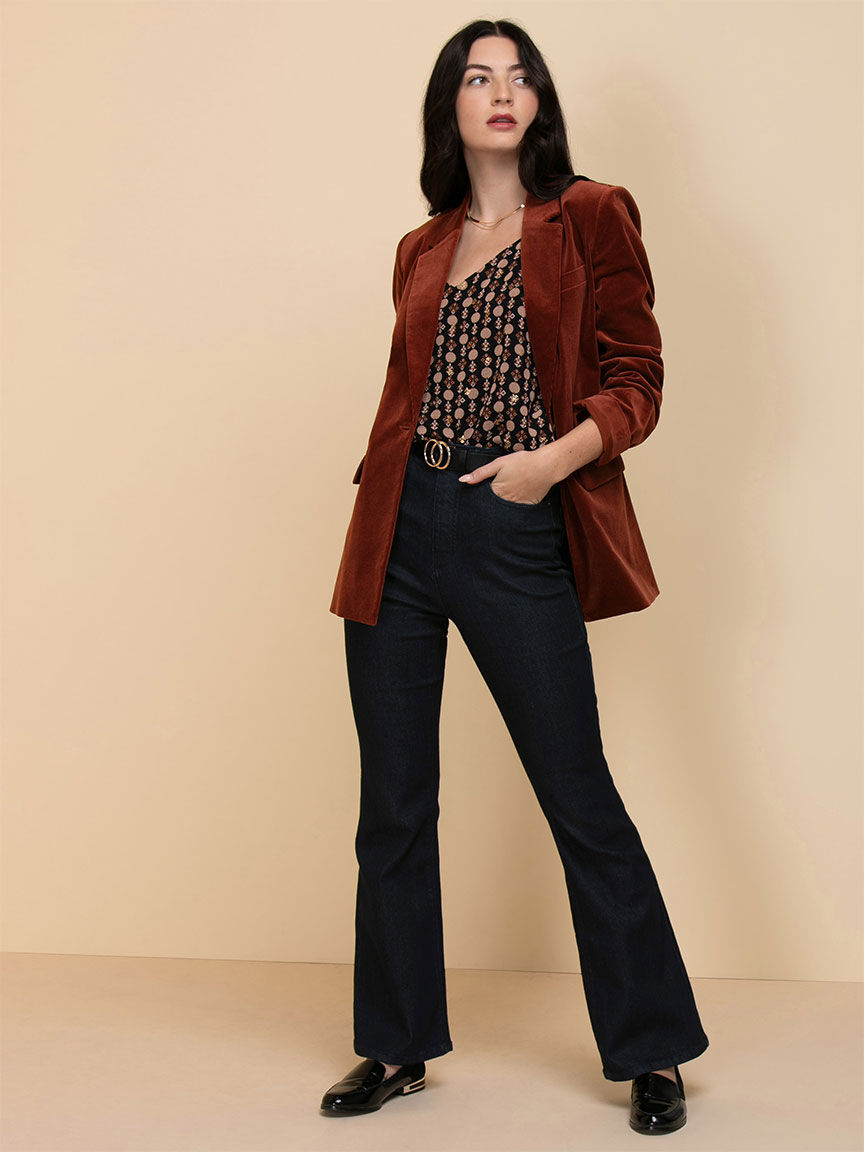 Corduroy deals blazer outfit