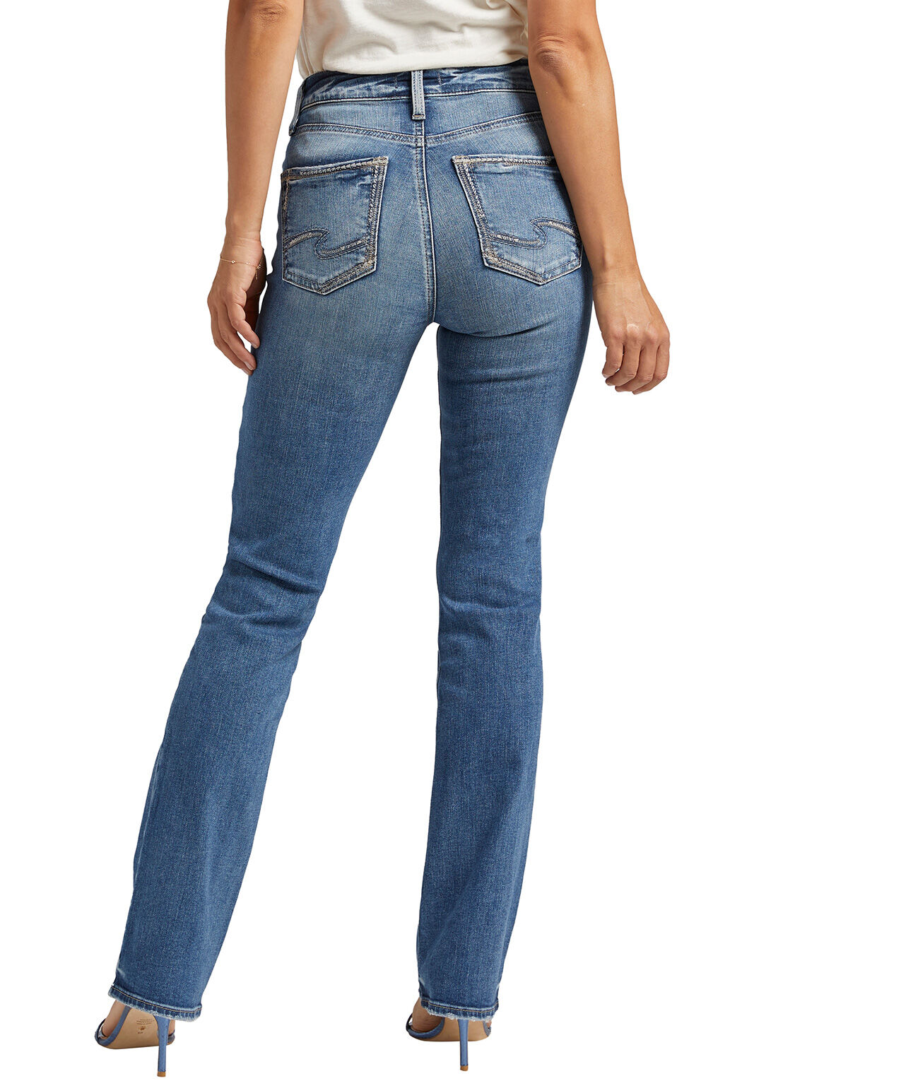 Silver avery slim bootcut jeans sale