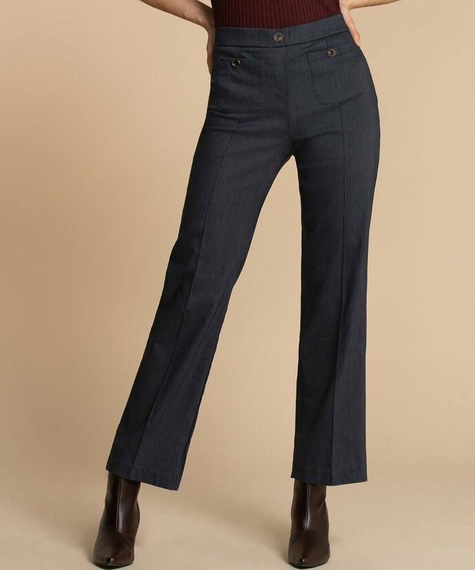 Jules & Leopold Bootcut Pant with Patch Pockets Image 3