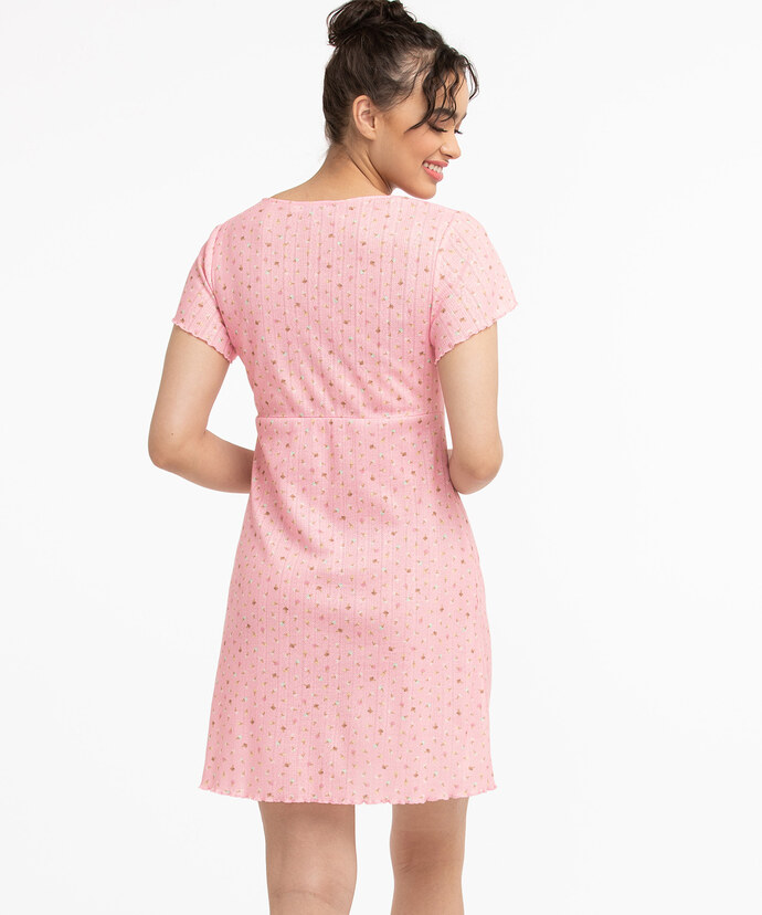 Ice Cream Short Sleeve PJ Dress Image 4