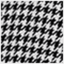 Black/White Houndstooth