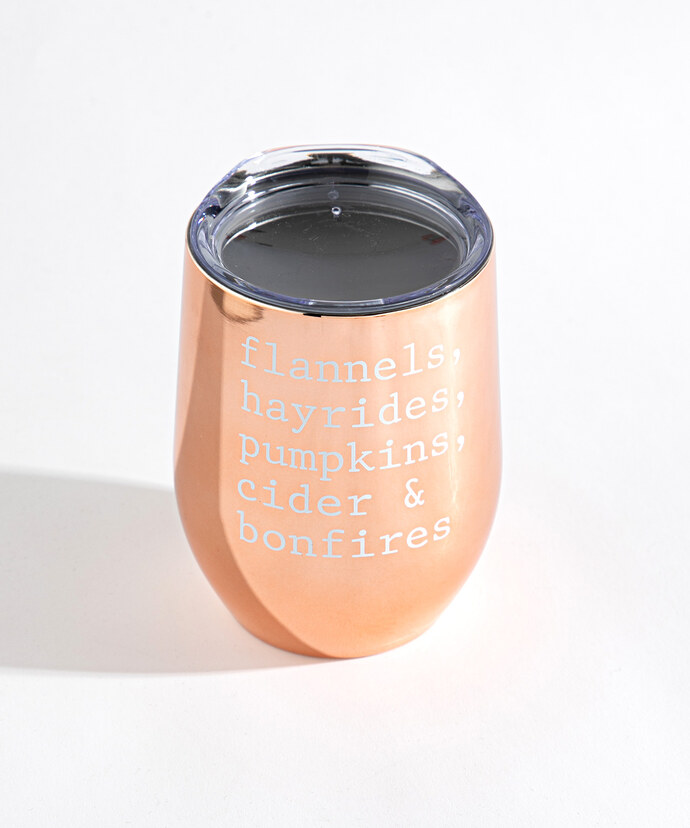 Cute Quote Insulated Wine Tumbler Image 1