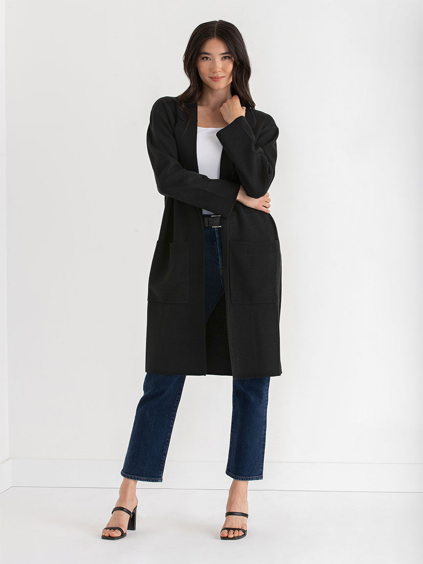 Long blazer sweater shop