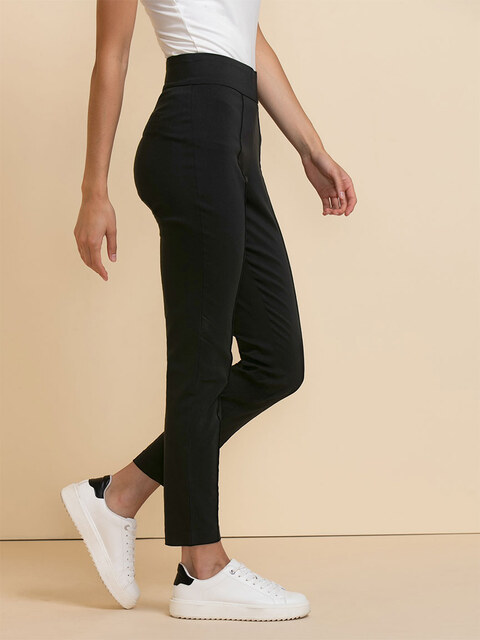 Alfie Pull-On Slim Pant in Microtwill 