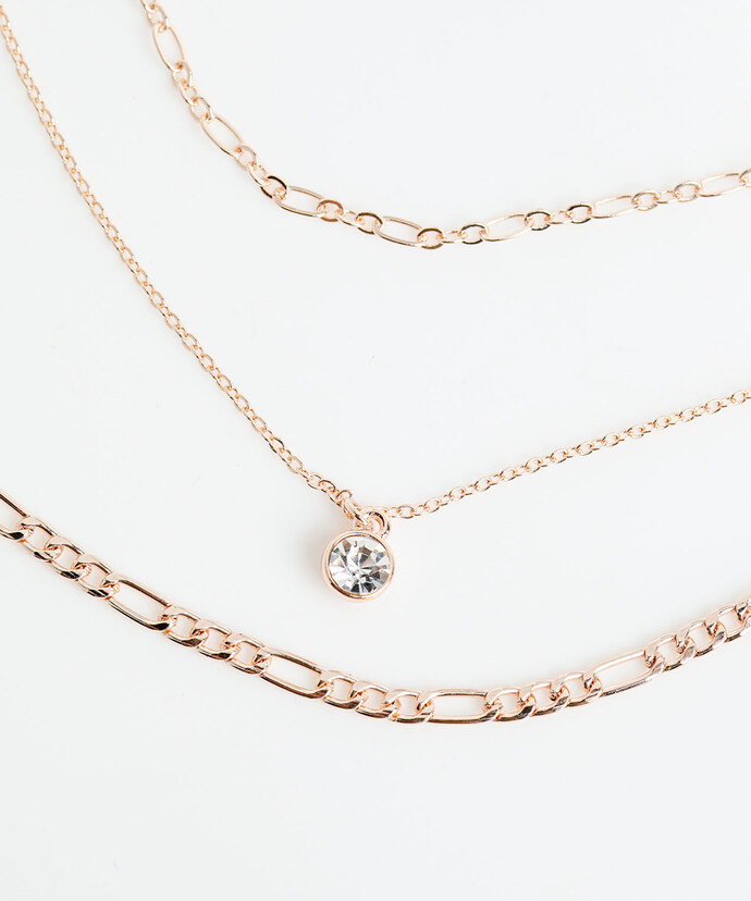 Rose Gold Convertible Necklace Image 3