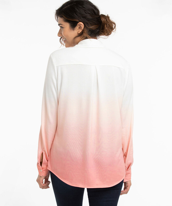 Button Front Knit Shirt Image 3