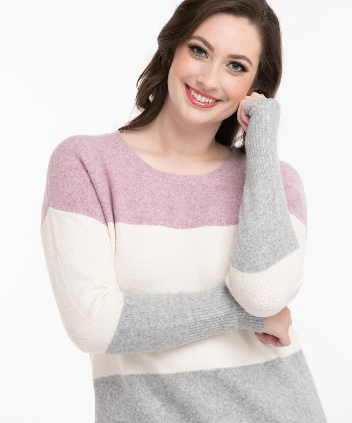 Eco-Friendly Colourblock Sweater Image 4