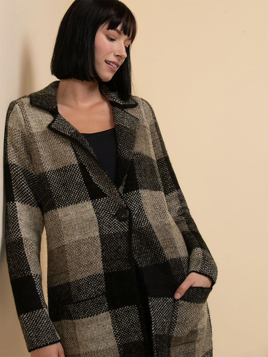 Lapel Button Coatigan Rickis
