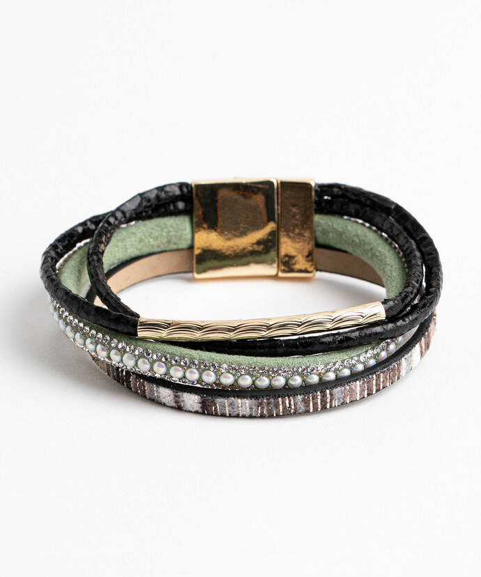 Multi-Strand Snap Bracelet Image 3