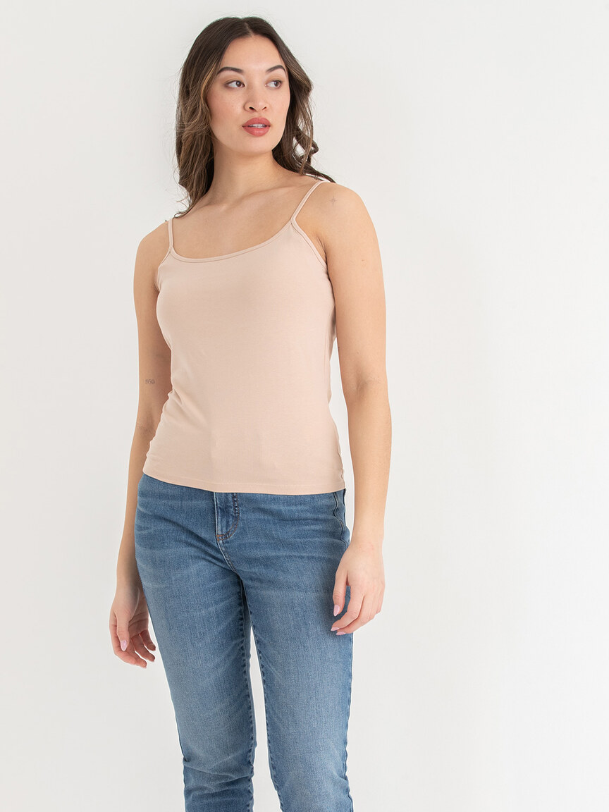 Strappy Camisole with Adjustable Straps
