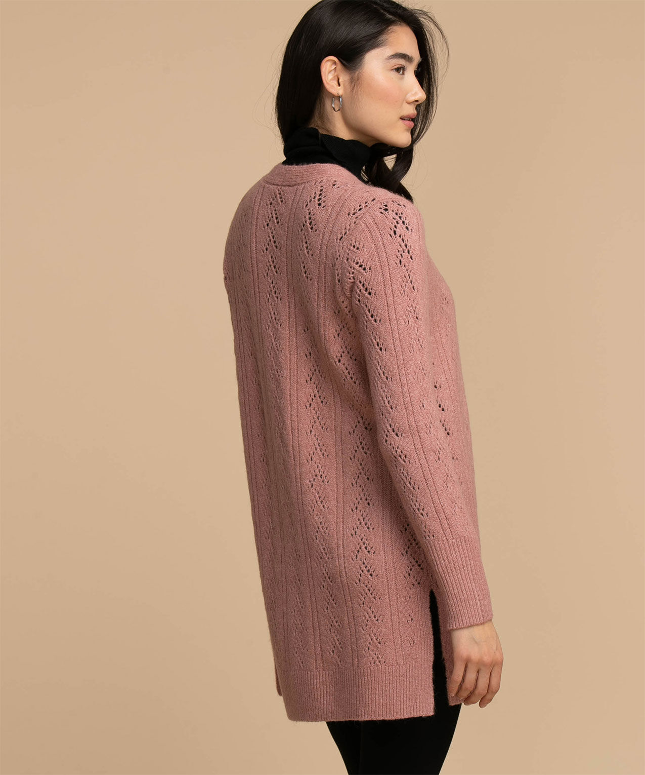 Pointelle Open Cardigan Rickis