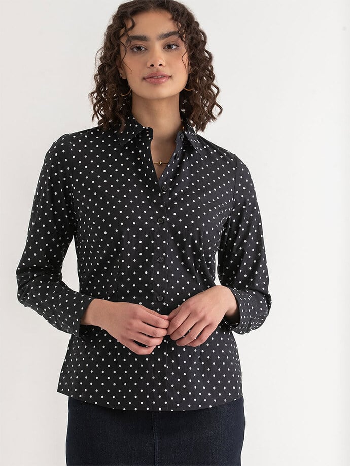 New Talia Fitted Collared Shirt Image 5