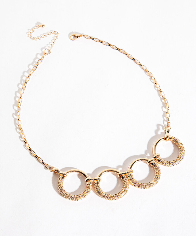 Circle Statement Necklace Image 1