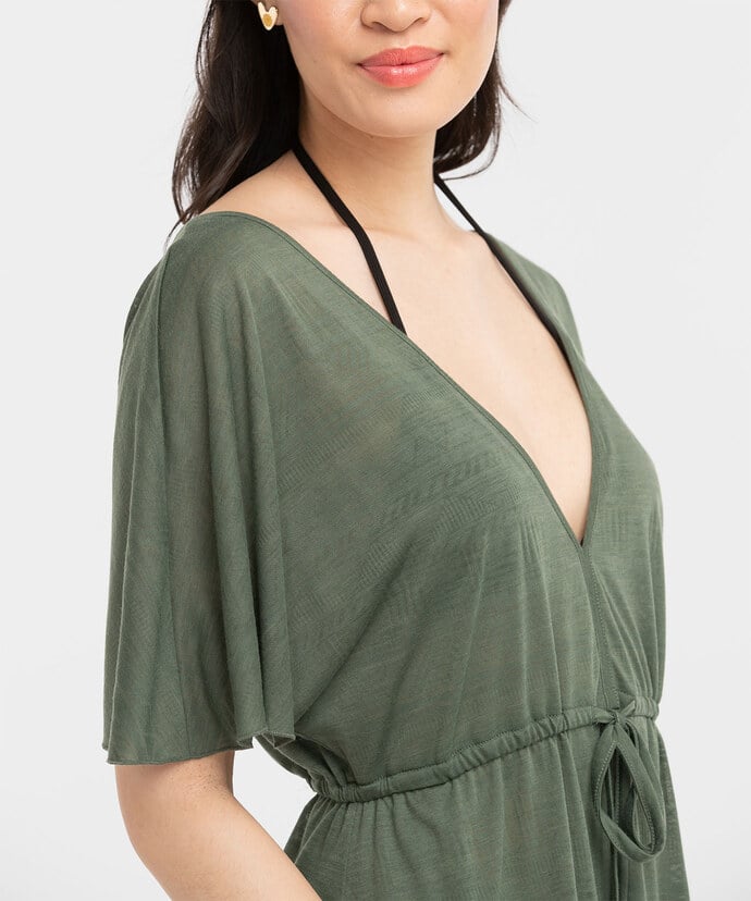 Sheer Burnout Beach Cover-Up Image 4