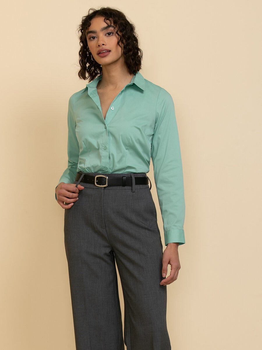 Talia Fitted Collared Shirt