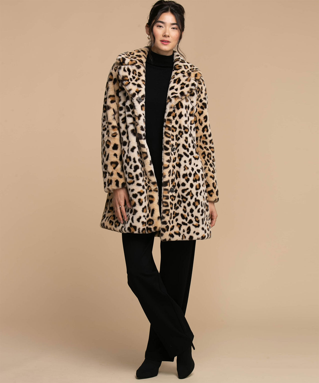 Animal print coat next discount